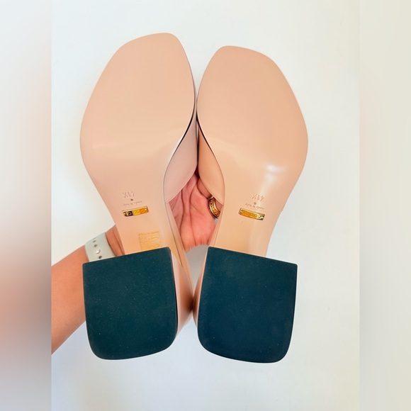 Gucci Rose Pink leather Baby Horsebit block heel 70mm open toe mules EU 41.5 - Picture 7 of 10